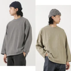 MOC T / Plating Jersey Crew Neck Long Sleeve Big Tee
