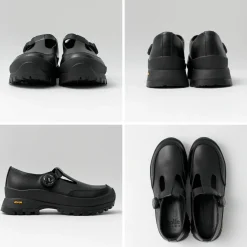 MOLLE SHOES / Free Rock T-Strap Leather Shoes