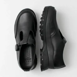 MOLLE SHOES / Free Rock T-Strap Leather Shoes