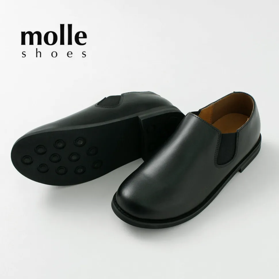 MOLLE SHOES / Short Side Gore Leather Shoes