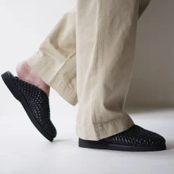 MOLLE SHOES / Woven Leather Crog Sandals