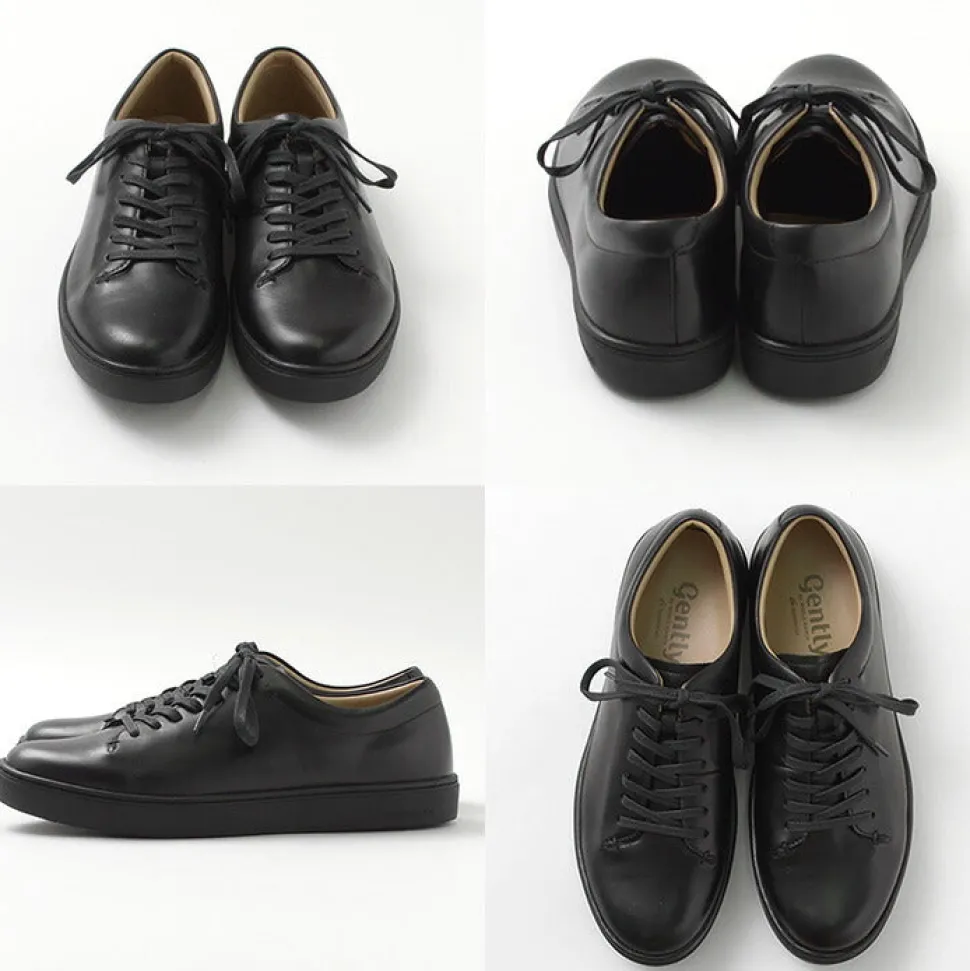 MOONSTAR / Leather Court Sneakers