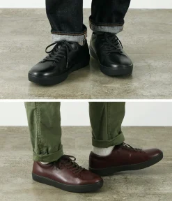 MOONSTAR / Leather Court Sneakers