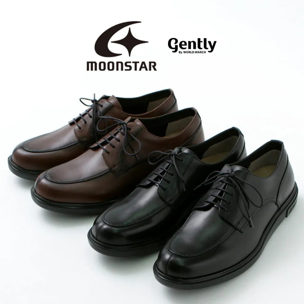 MOONSTAR / U-tip traditional leather shoes