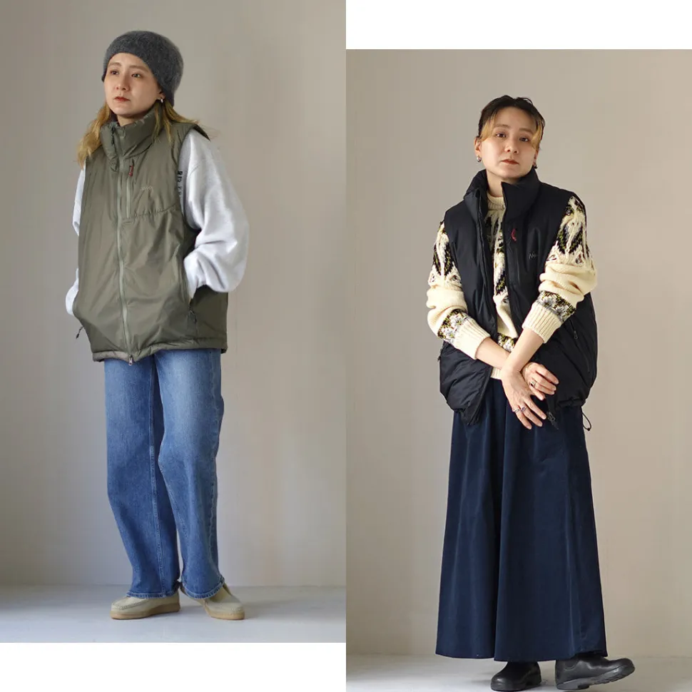 NANGA / Aurora Tex Stand Collar Down Vest