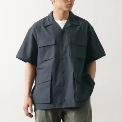 NANGA / Dot Air Utility pocket Short Sleeve Shirt