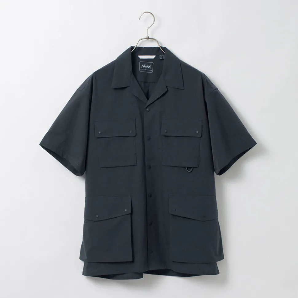 NANGA / Dot Air Utility pocket Short Sleeve Shirt