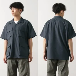 NANGA / Dot Air Utility pocket Short Sleeve Shirt