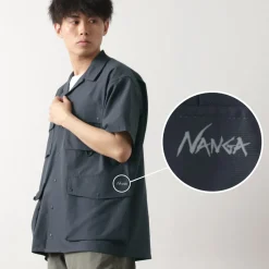 NANGA / Dot Air Utility pocket Short Sleeve Shirt