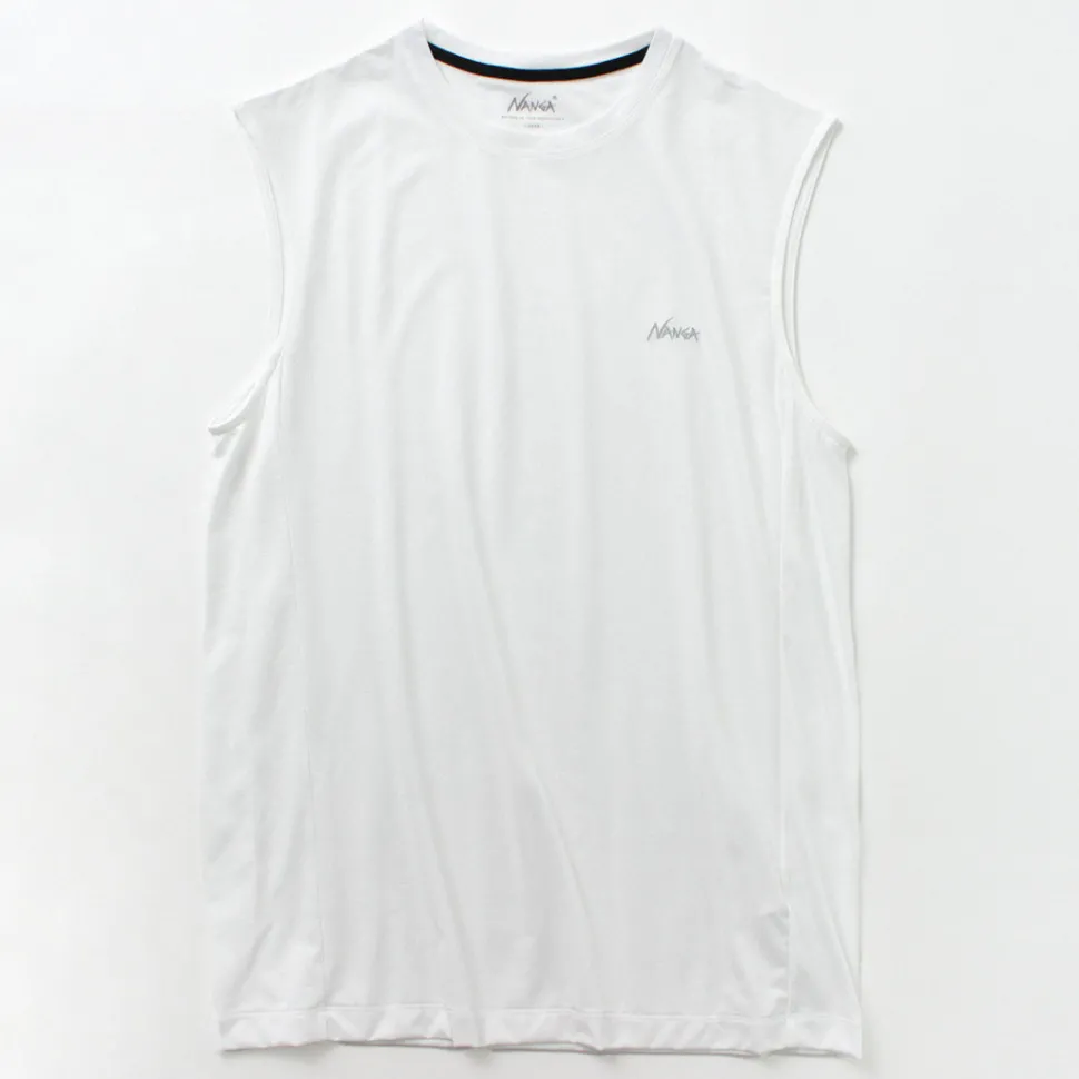 NANGA / Dry base layer no sleeve tee