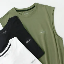 NANGA / Dry base layer no sleeve tee