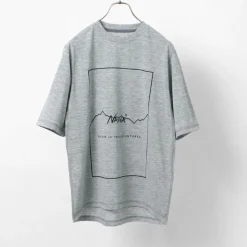 NANGA / Dry Mix Frame Logo Tee