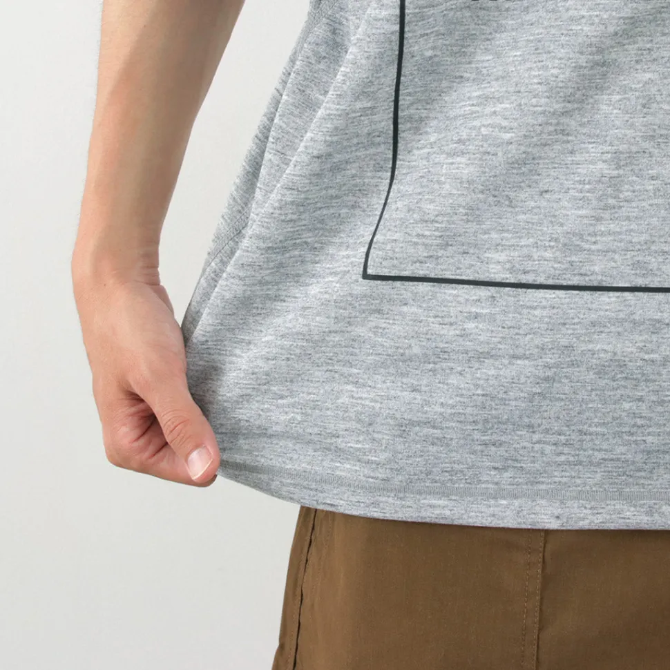 NANGA / Dry Mix Frame Logo Tee