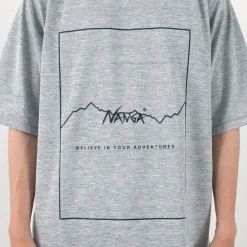 NANGA / Dry Mix Frame Logo Tee