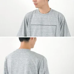 NANGA / Dry Mix Frame Logo Tee