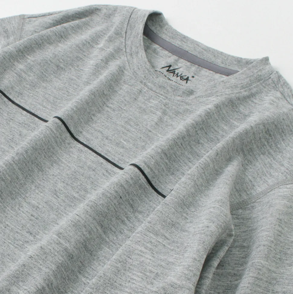 NANGA / Dry Mix Frame Logo Tee