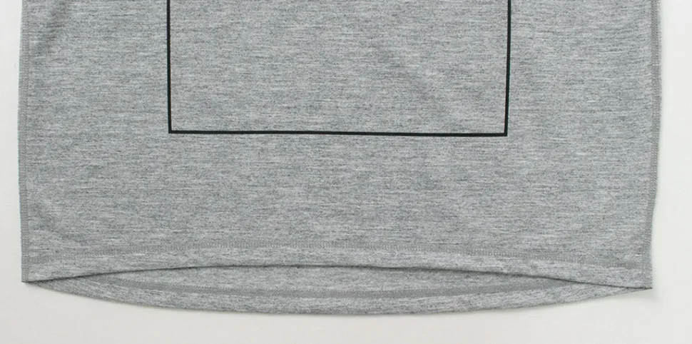 NANGA / Dry Mix Frame Logo Tee