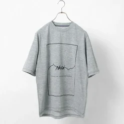 NANGA / Dry Mix Frame Logo Tee