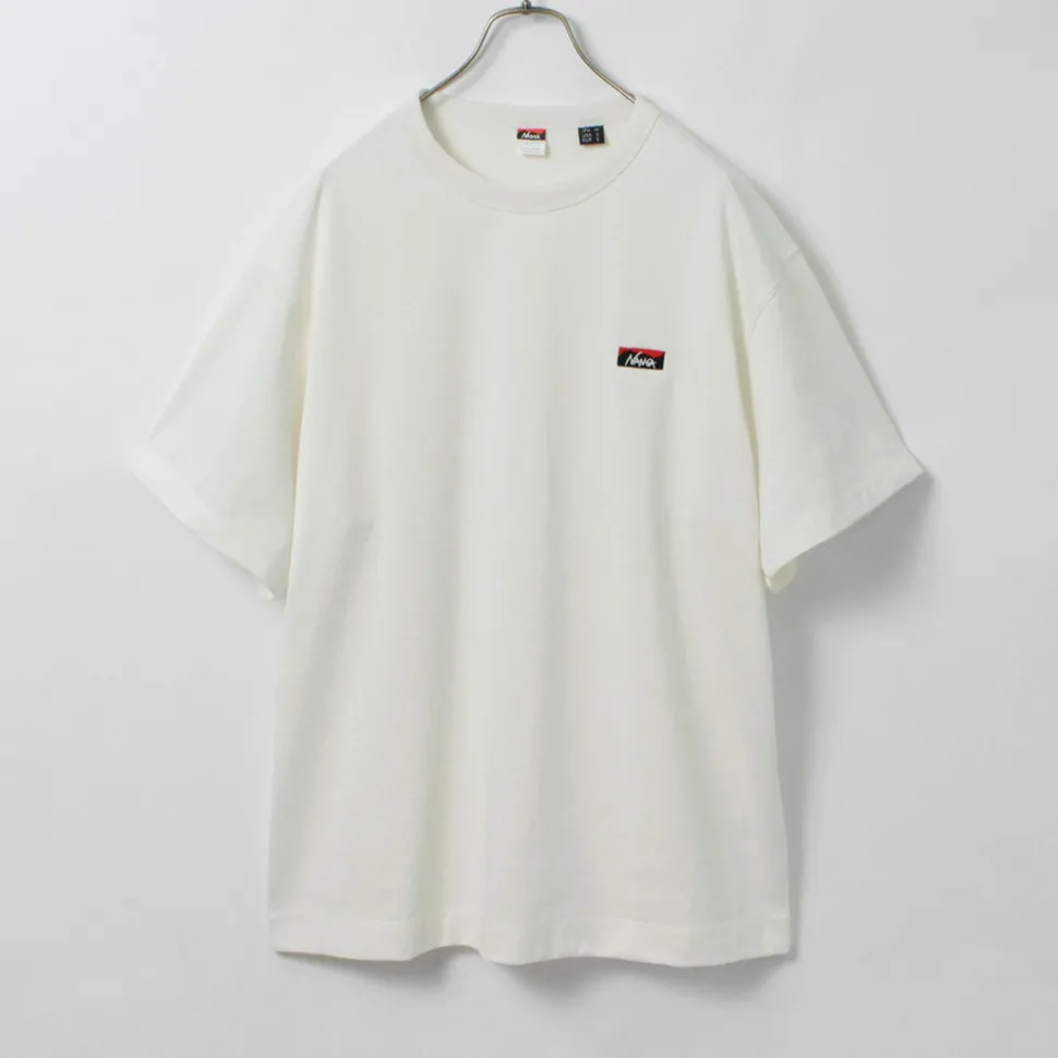 NANGA / Eco Hybrid Box Logo Embroidery T-Shirt
