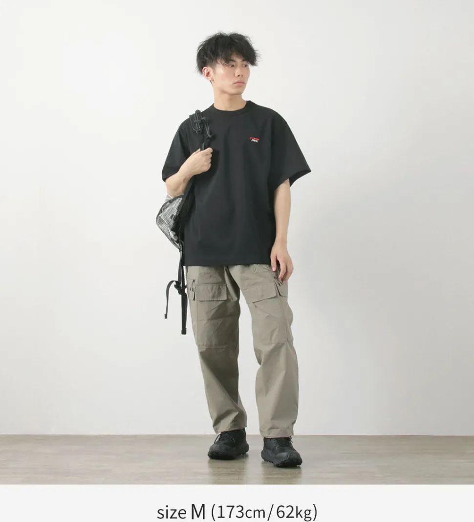 NANGA / Eco Hybrid Box Logo Embroidery T-Shirt