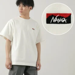 NANGA / Eco Hybrid Box Logo Embroidery T-Shirt