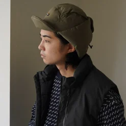 NANGA / Fire-resistant Ripstop Down Earflap Cap