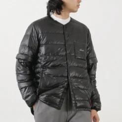 NANGA / Inner Down Cardigan Detachable Sleeve