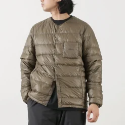 NANGA / Inner Down Cardigan Detachable Sleeve