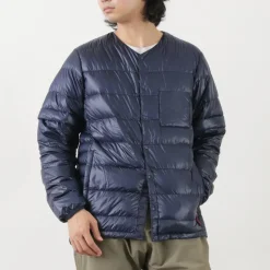 NANGA / Inner Down Cardigan Detachable Sleeve