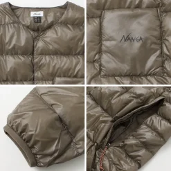 NANGA / Inner Down Cardigan Detachable Sleeve