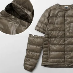 NANGA / Inner Down Cardigan Detachable Sleeve