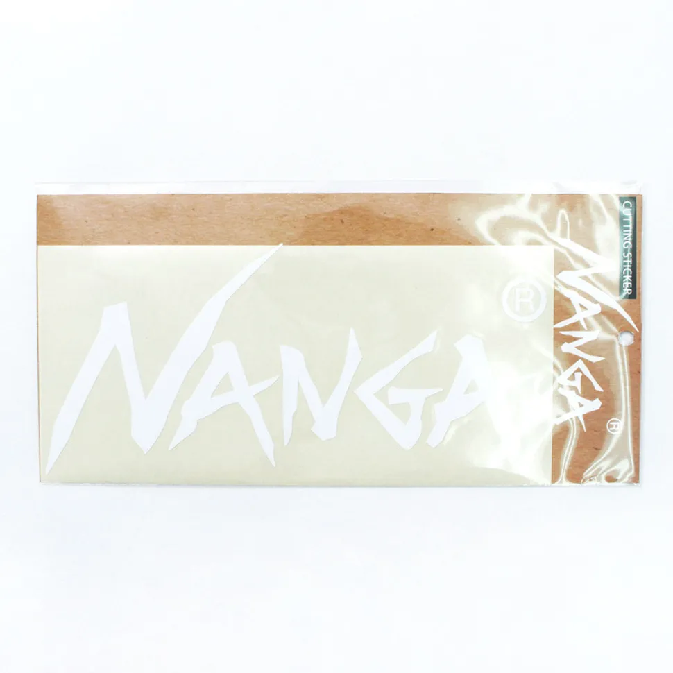 NANGA / Logo cutting sticker (L)