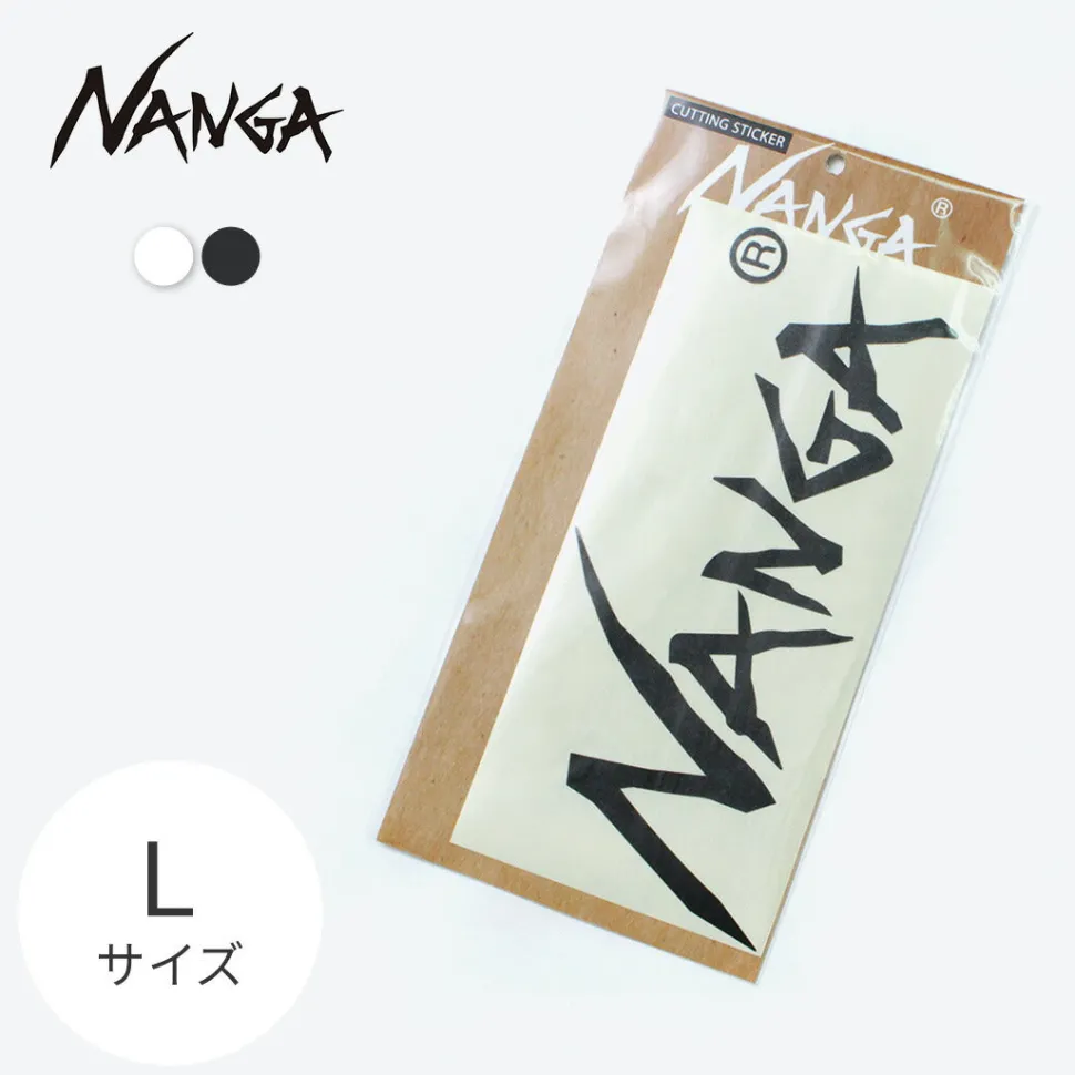 NANGA / Logo cutting sticker (L)