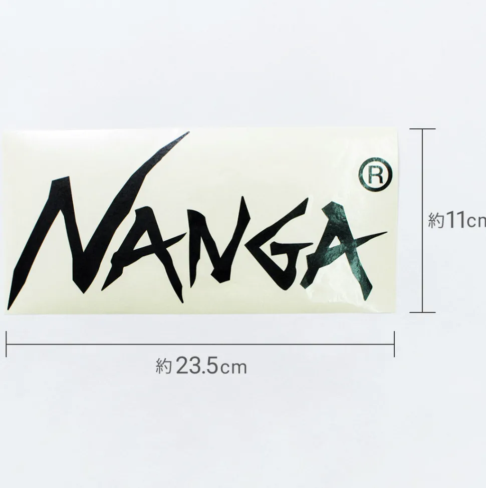 NANGA / Logo cutting sticker (L)