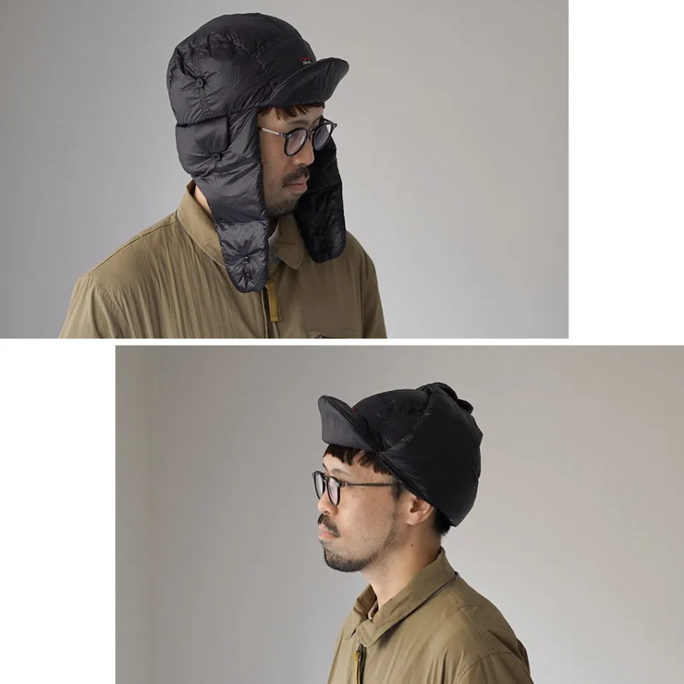 NANGA / Mountain Lodge Down Ear Flap Cap