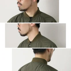 NANGA / Ribbed Collar Coach Jacket