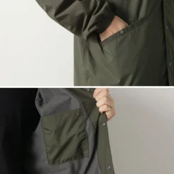 NANGA / Ribbed Collar Coach Jacket