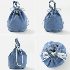 NAPRON / 8oz Bleached Denim Patient Bag Small 5L