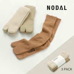 NODAL / Organic Cotton 3 Pack Crew Socks
