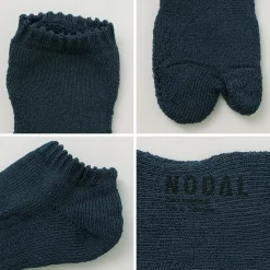NODAL / Paper Yarn Ankle Pile Socks