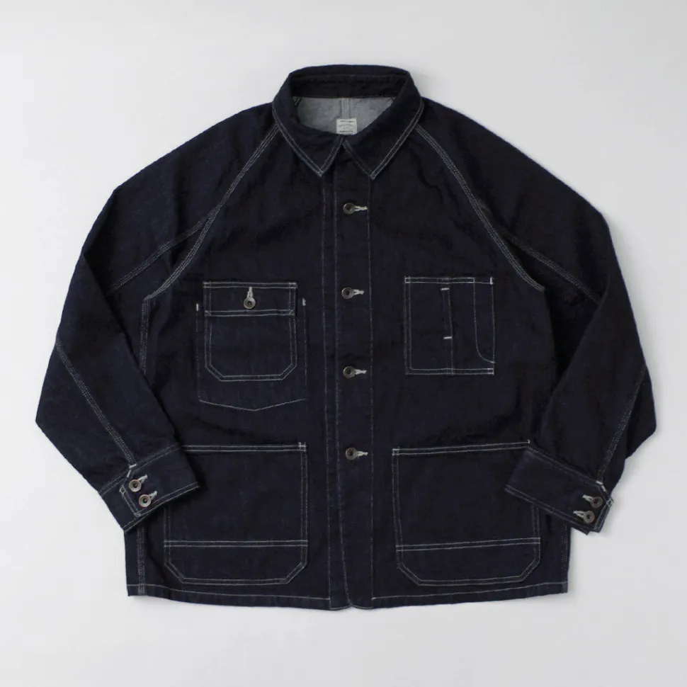 ORDINARY FITS / Denim coverall jacket one-wash