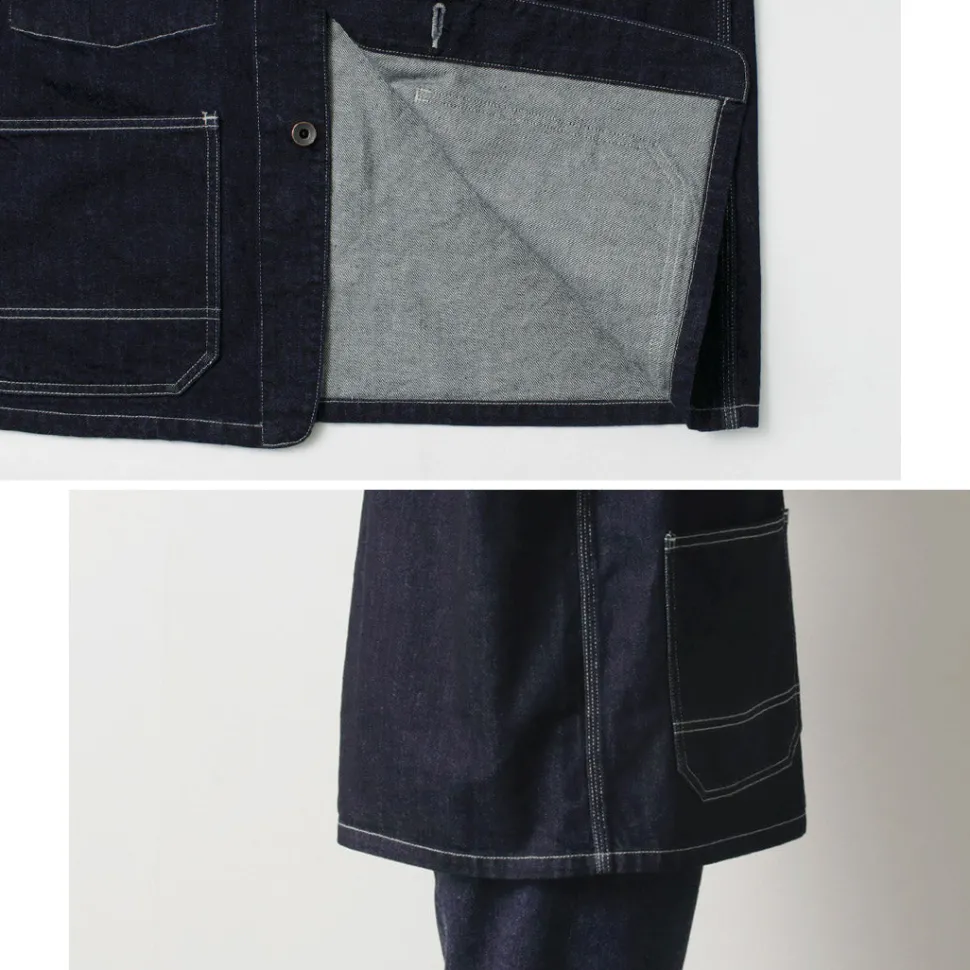 ORDINARY FITS / Denim coverall jacket one-wash
