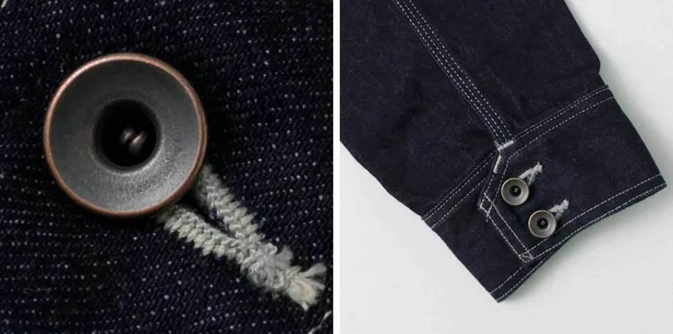 ORDINARY FITS / Denim coverall jacket one-wash