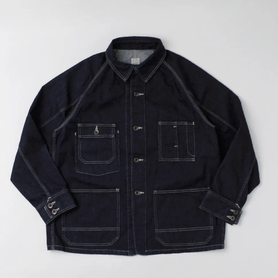 ORDINARY FITS / Denim coverall jacket one-wash