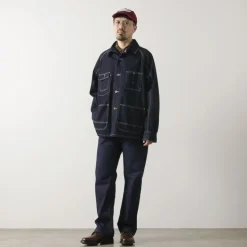 ORDINARY FITS / Denim coverall jacket one-wash