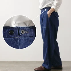 ORDINARY FITS / James Fatigue Denim with Used Finish