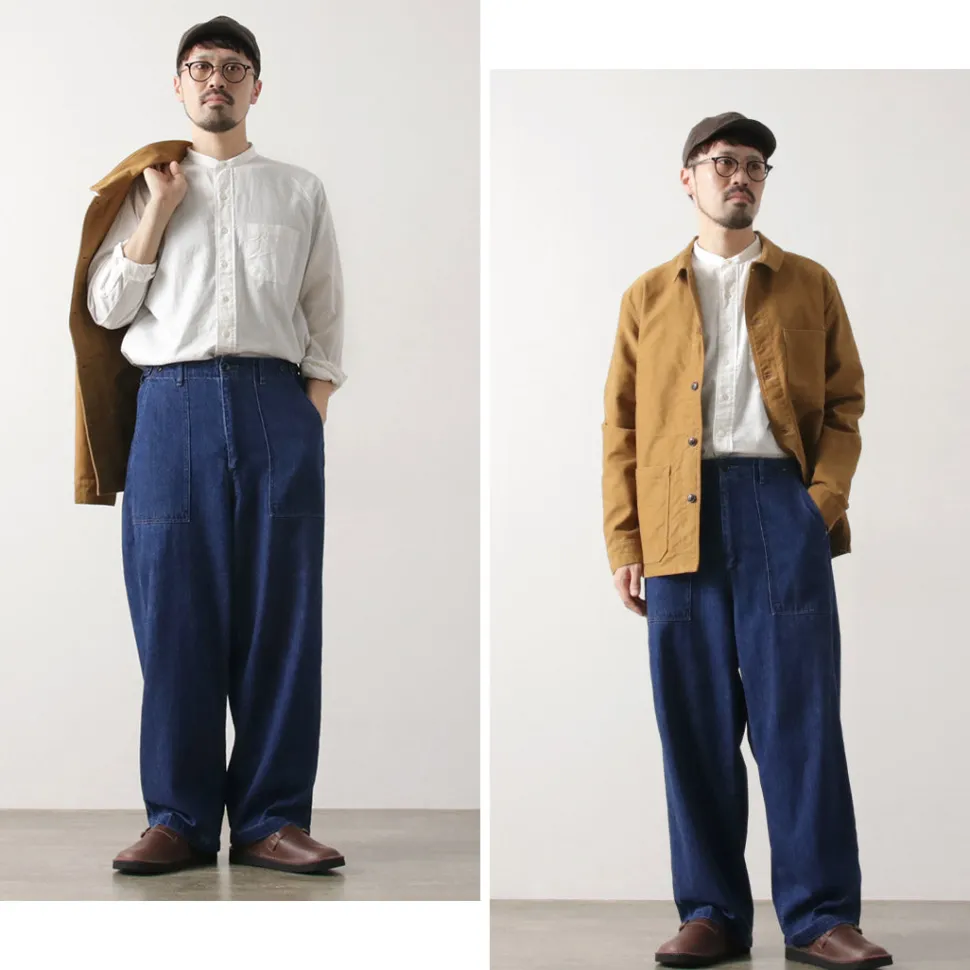 ORDINARY FITS / James Fatigue Denim with Used Finish