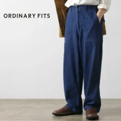 ORDINARY FITS / James Fatigue Denim with Used Finish