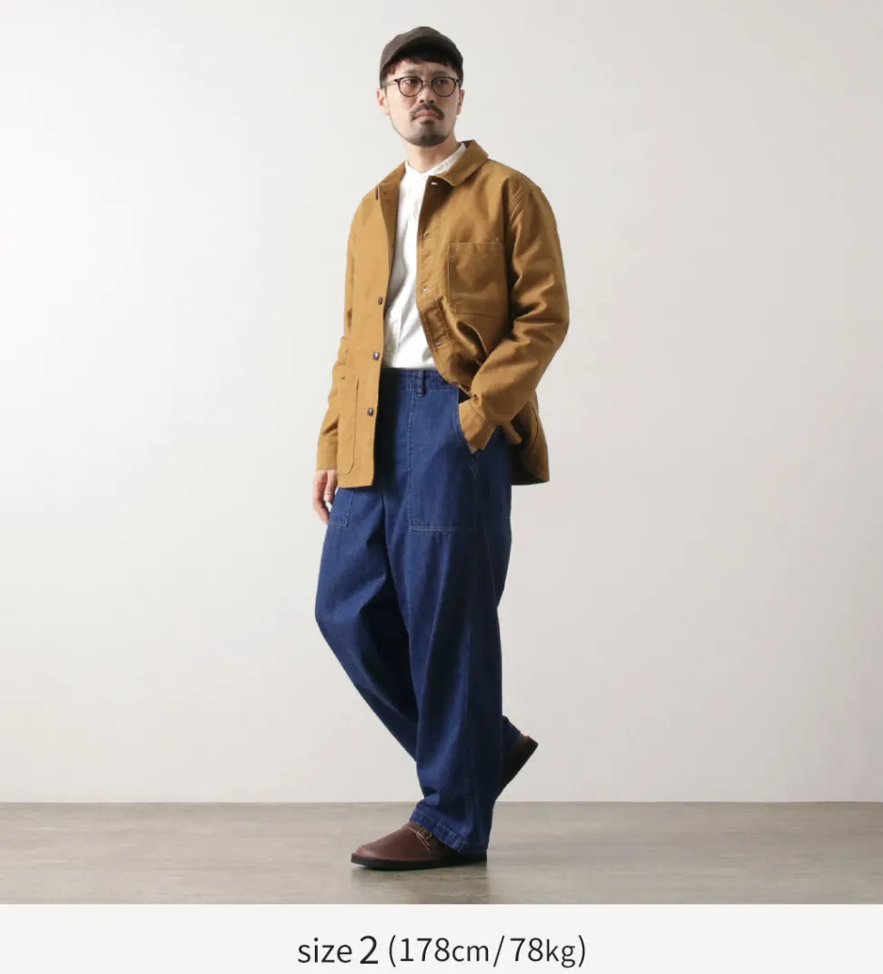 ORDINARY FITS / James Fatigue Denim with Used Finish