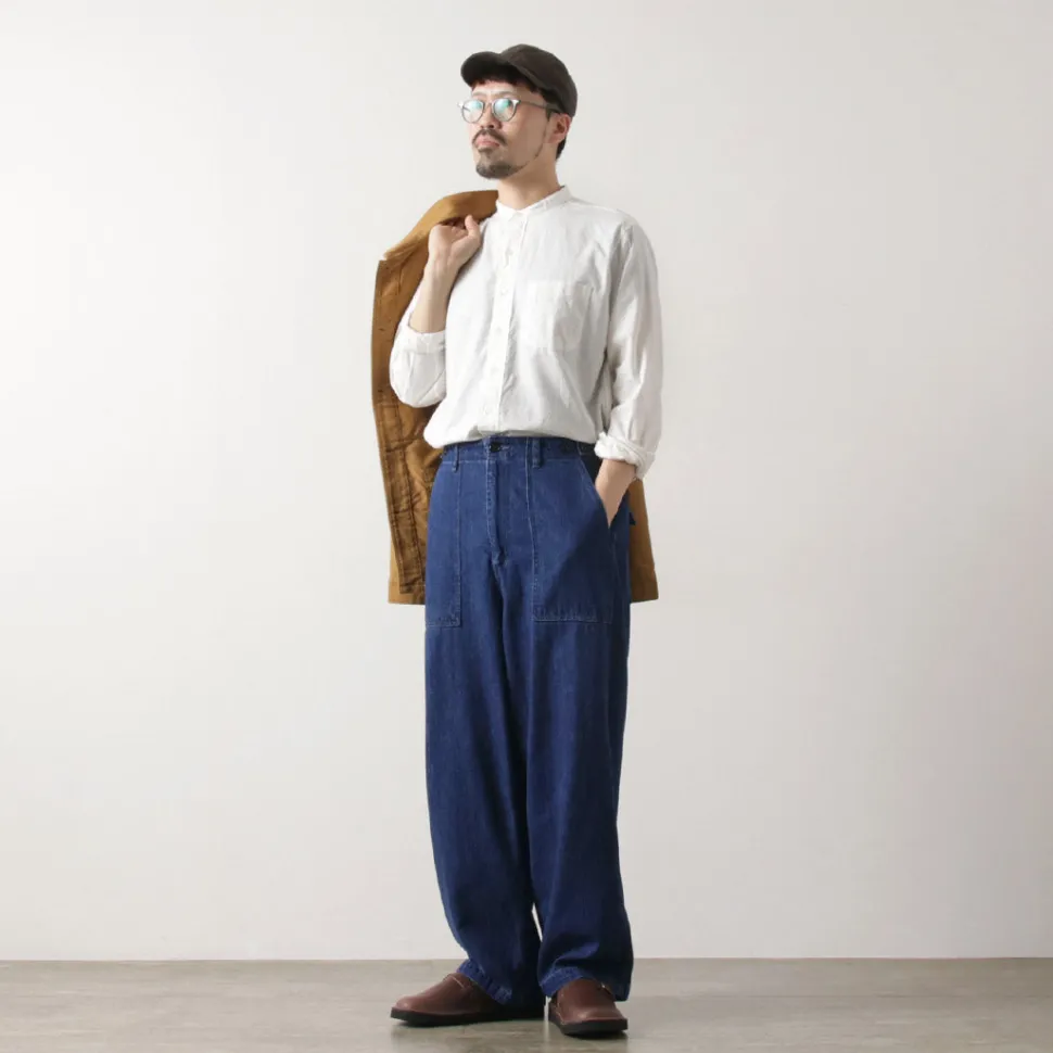 ORDINARY FITS / James Fatigue Denim with Used Finish